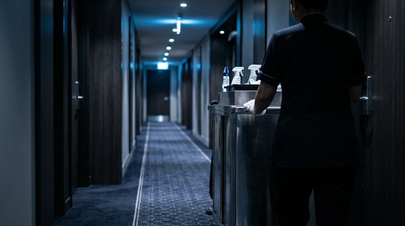 Guest-Ready, Discreetly: Trade Work in a Boutique Hotel